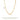 Dimensiones del collar de cadena de serpiente en tono dorado, 3 mm (0.1 in) de ancho, longitudes de 50 cm (19.7 in) y 60 cm (23.6 in)
