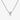 Silver-tone box chain necklace with a ribbed barrel pendant on a white background