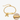 Gold-tone curved bar bracelet with a bow charm engraved with Forever and a heart, with an engraving close-up