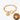 Gold-tone heart tag toggle clasp bracelet with a Love You engraving sample