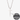 Silver-tone cross pendant necklace on a link chain on a light background, with a customize text engraving callout