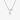 Silver-tone custom engraved heart toggle necklace with pavé heart accent